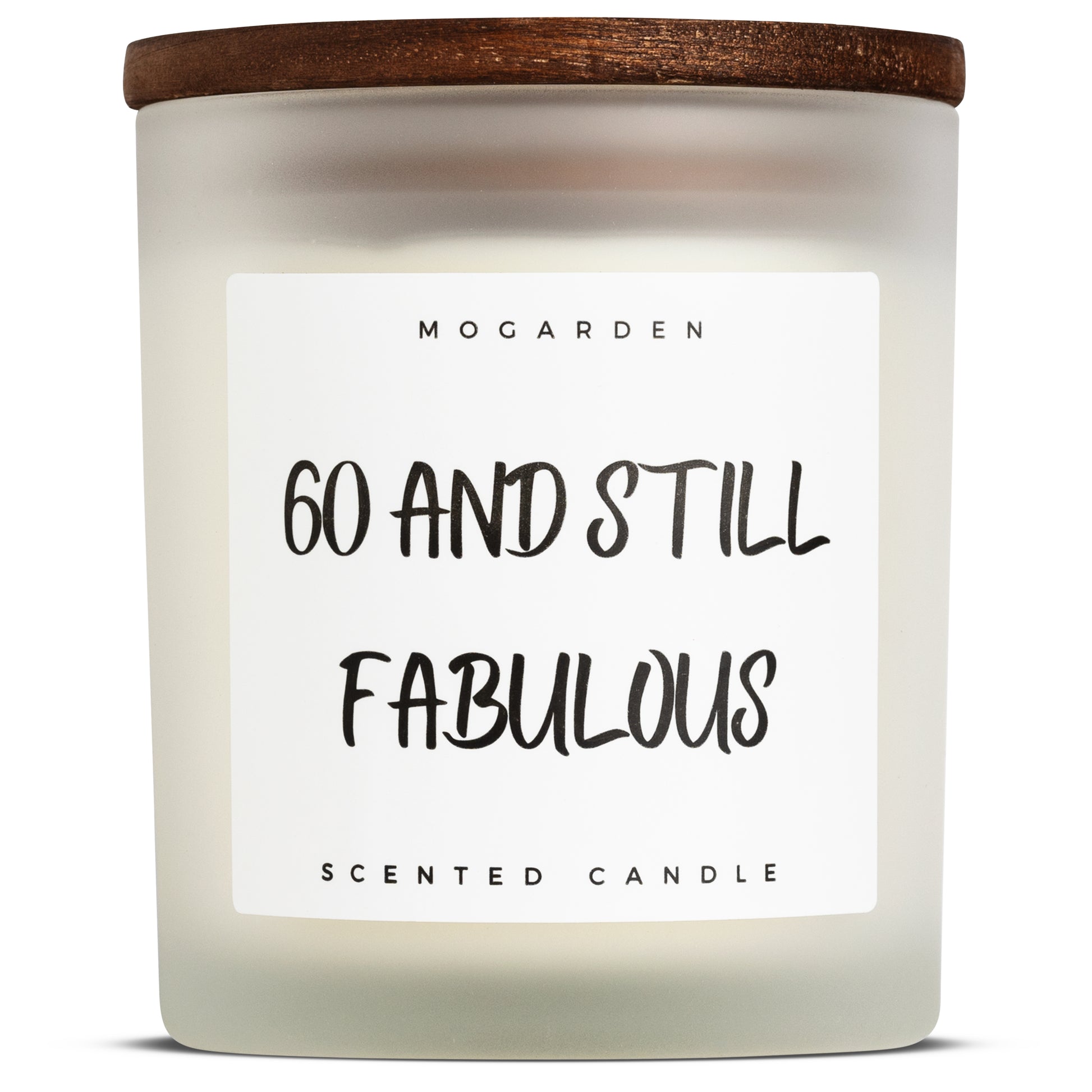 60th Birthday Candle - Luxury Vanilla Candle - Birthday Gifts