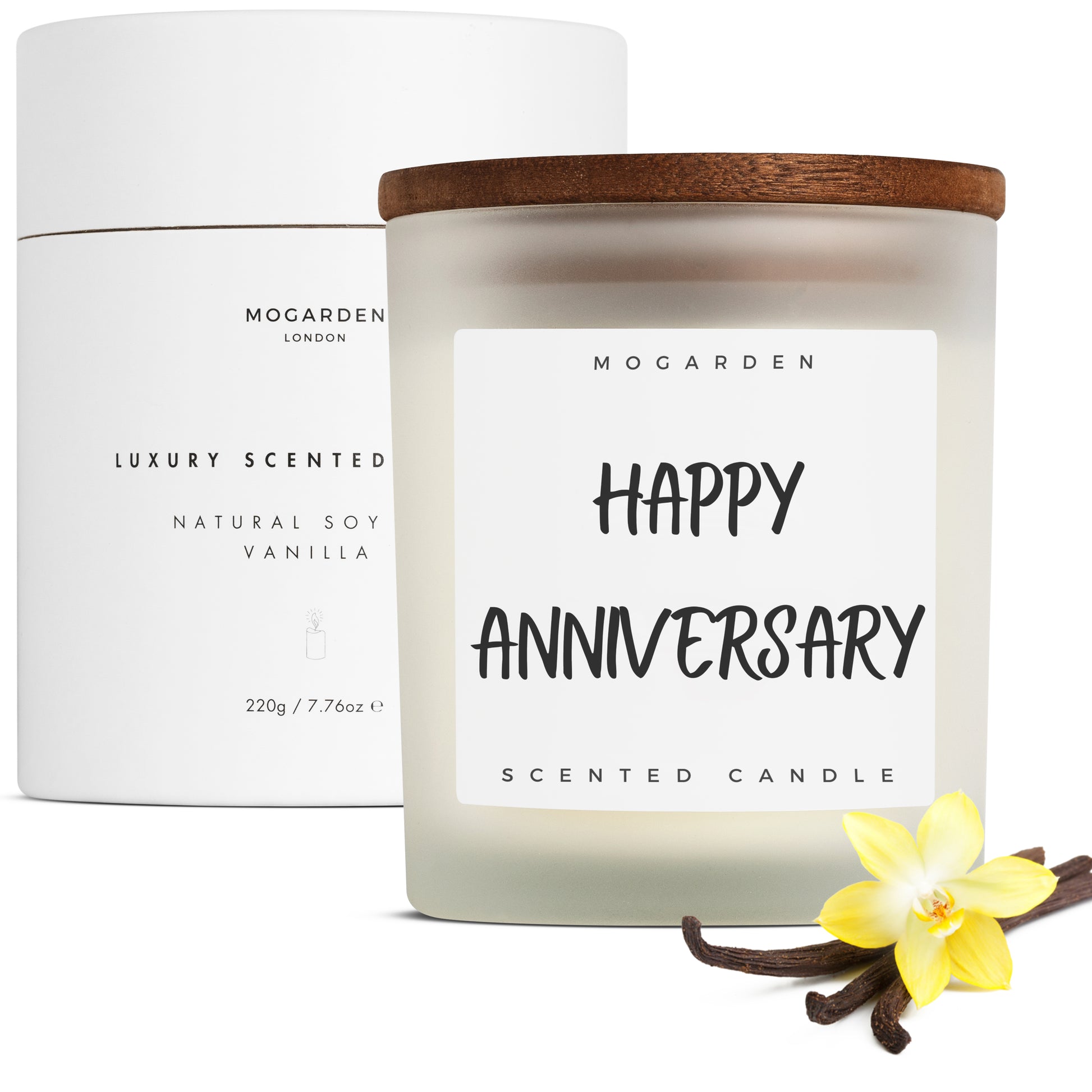 Anniversary Gift - Wedding Candle Gift - Vanilla Scented Candle