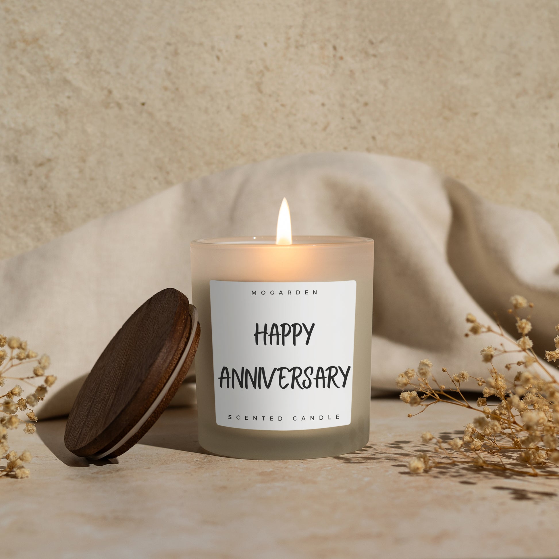 Anniversary Gift - Wedding Candle Gift - Vanilla Scented Candle