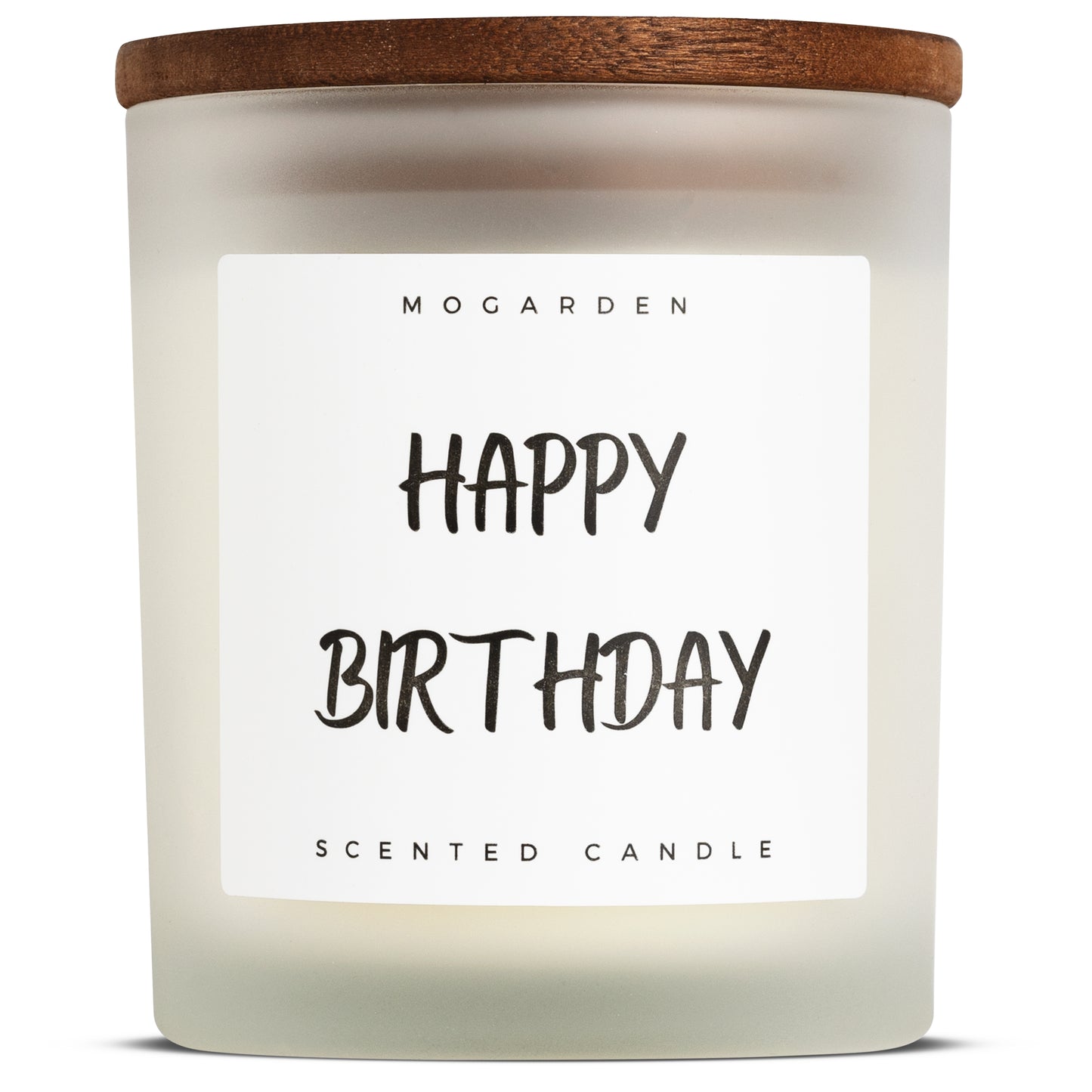 Luxury Birthday Scented Candle, Vanilla Soy Candle 220gr - Mogarden
