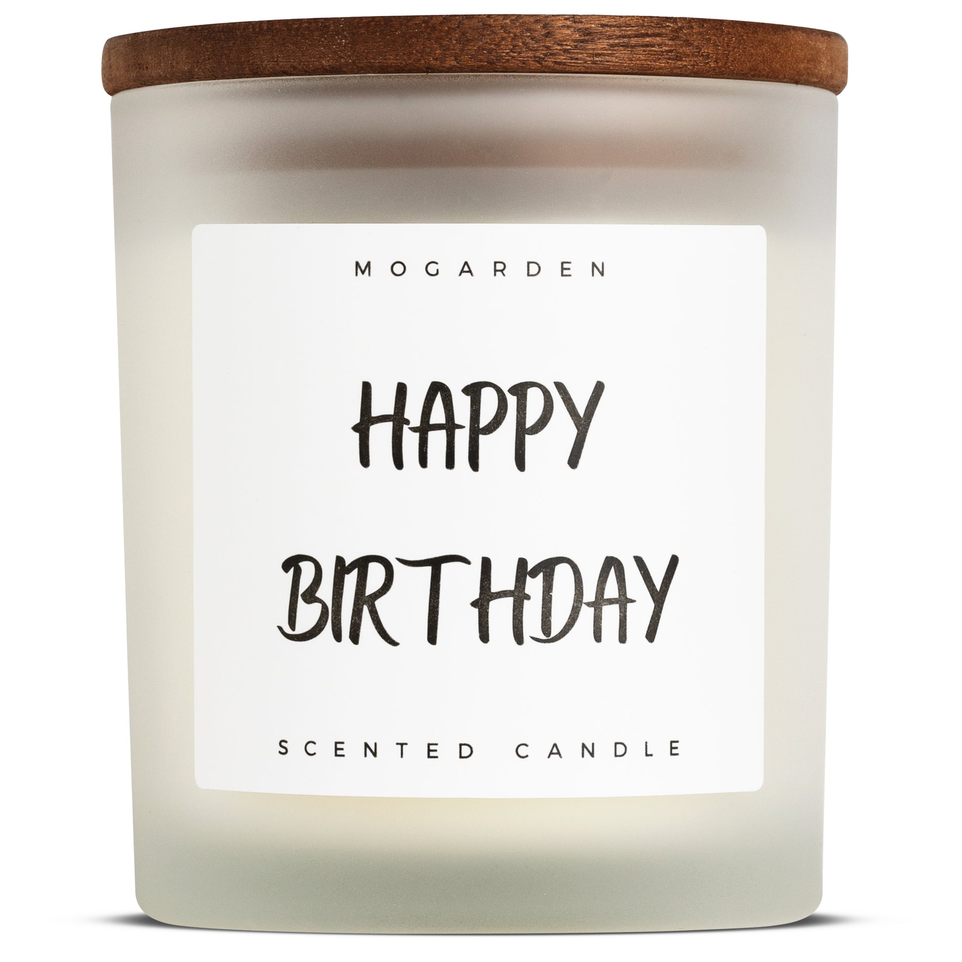 Luxury Birthday Scented Candle, Vanilla Soy Candle 220gr - Mogarden