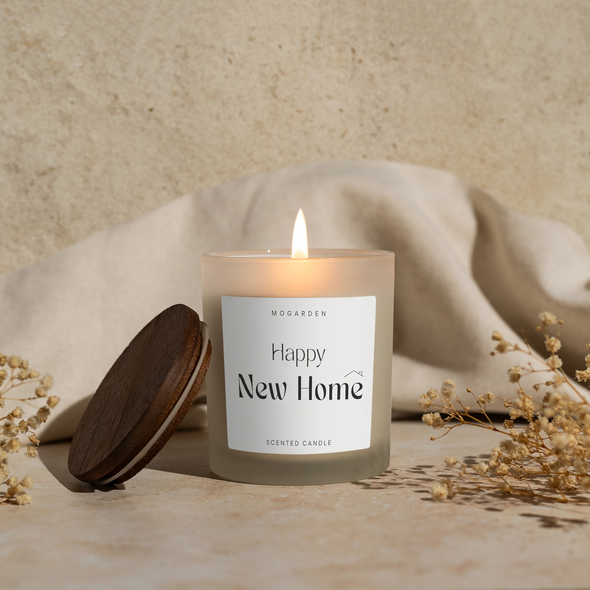 New Home Candle, New Home Gifts, Housewarming Gifts, Luxury Scented Vanilla Candle 220g - Mogarden