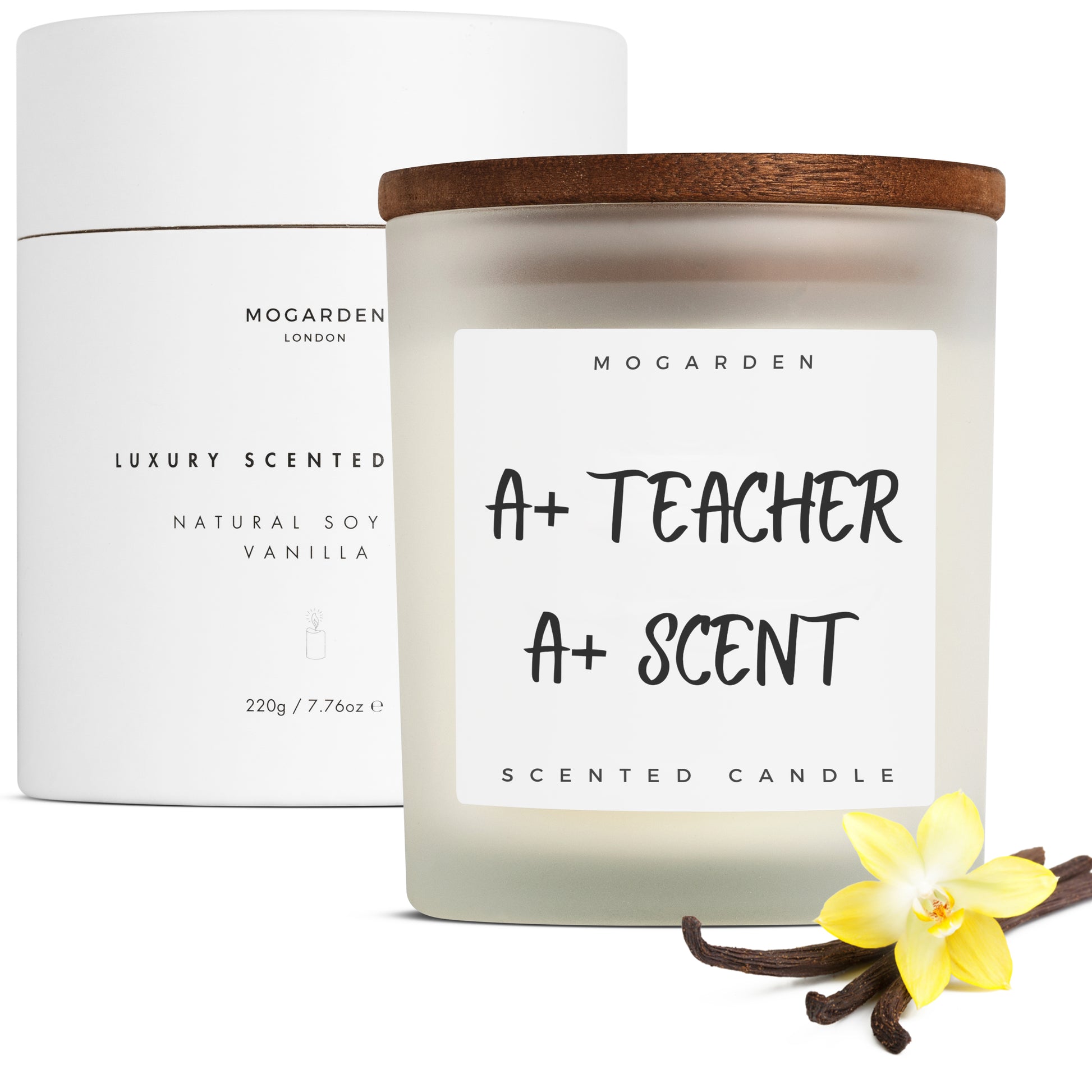 Vanilla Scented Candle Gifts - Luxury Thank You Gifts for Teachers