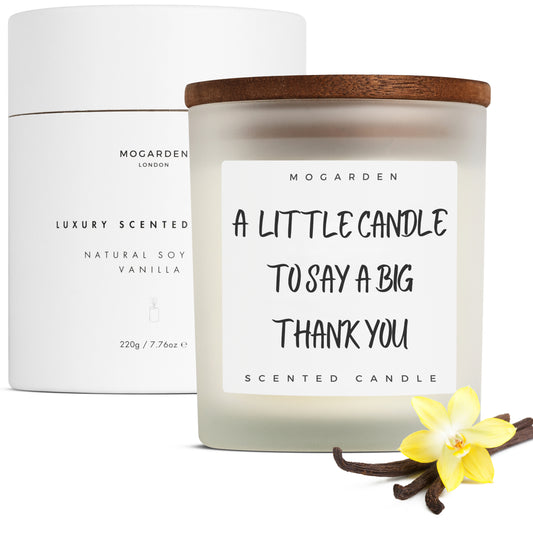 Scented Candle Gift - Thank You or Appreciation Gift for Women