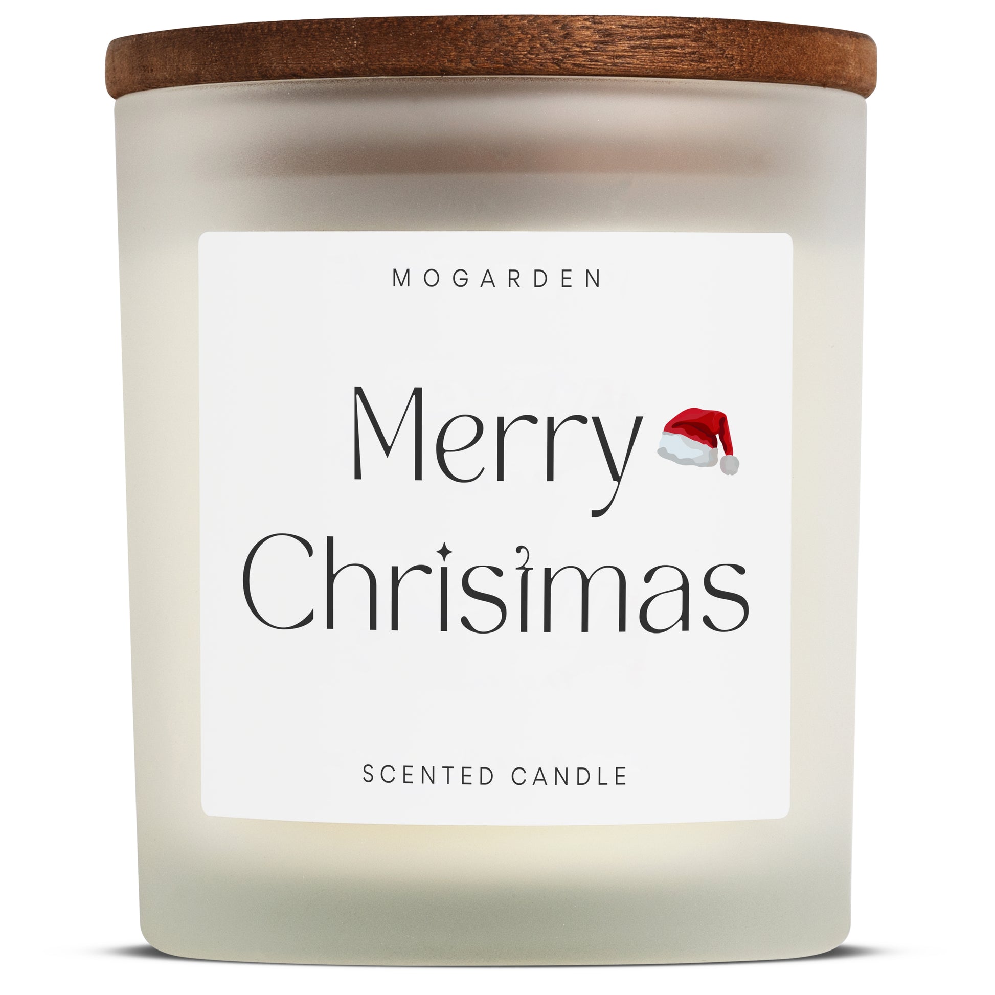 Christmas Candle Luxury Vanilla Pure Soy 220g, Christmas Gift for Women & Men - Mogarden
