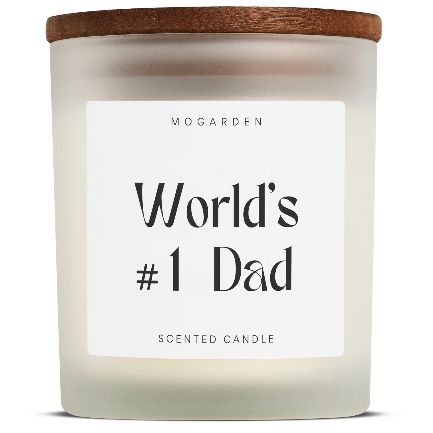 Dad Candle Luxury Vanilla Pure Soy 220g, Dad Gift for Christmas & Birthday & Father's Day - Mogarden