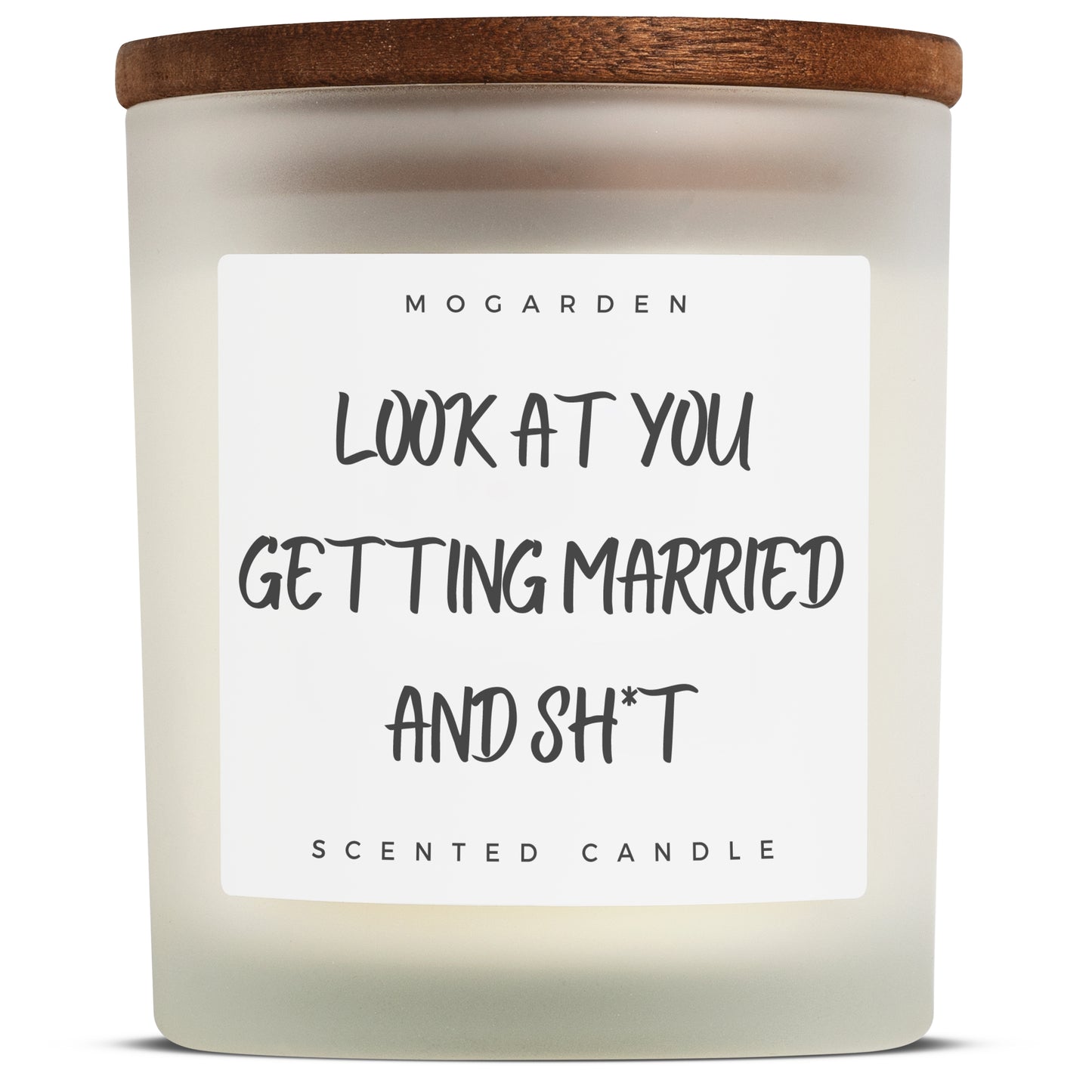 Engagement Gifts, Wedding Gifts, Luxury Scented Vanilla Soy Candle 220gr, Funny Engagement Wedding Candle