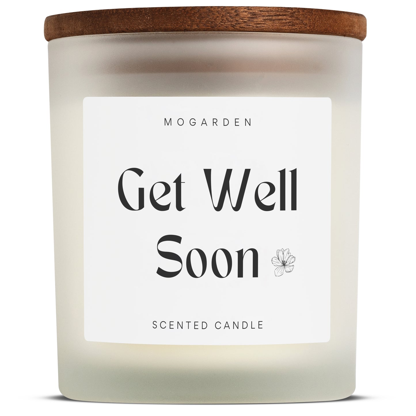 Get Well Soon Gifts for Women Men, Get Well Candle Gift, Luxury Vanilla Candle 220g - Mogarden