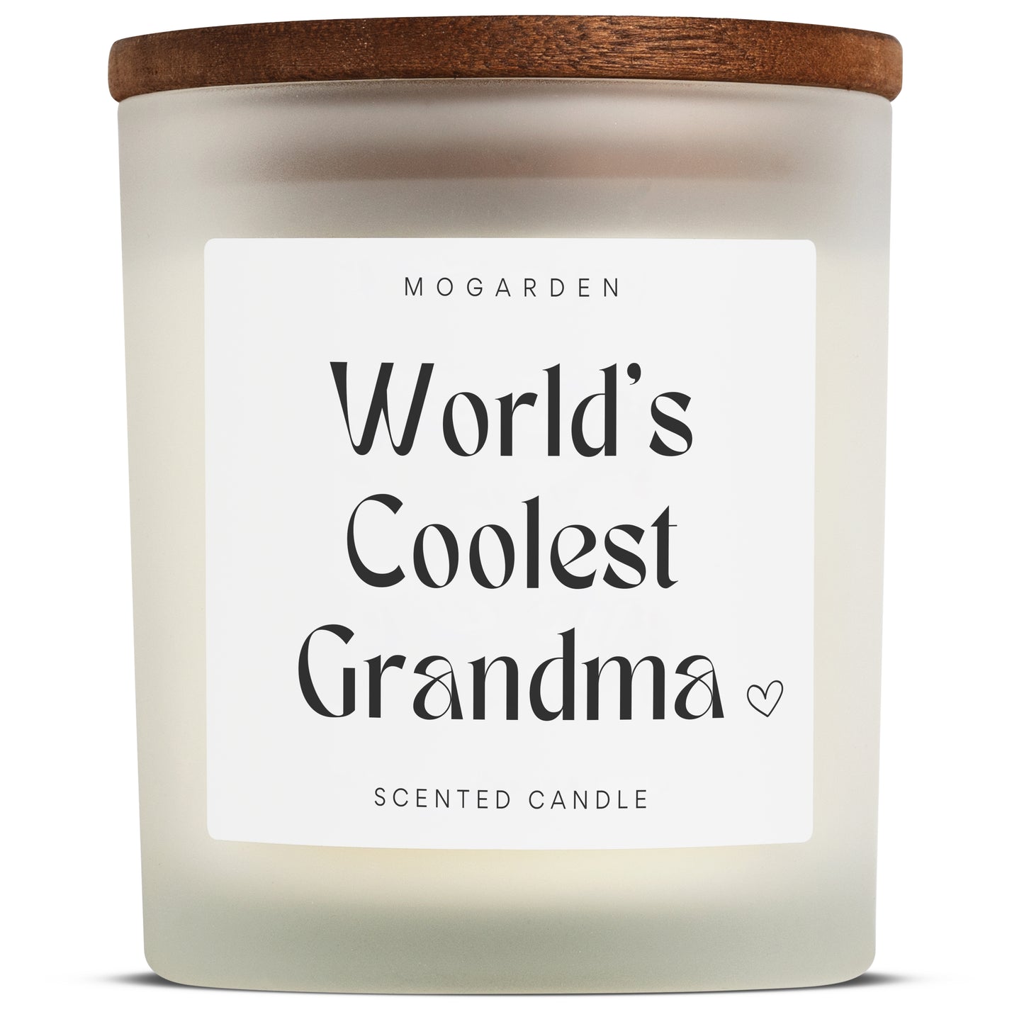 Grandma Candle Luxury Vanilla Pure Soy 220g, Christmas & Birthday Gift for Nana/Grandma - Mogarden
