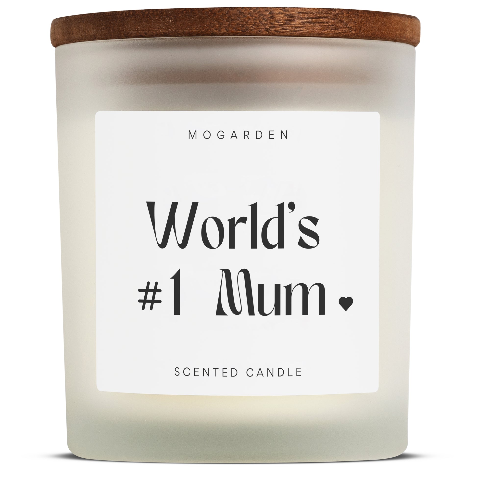 Mum Candle Luxury Vanilla Pure Soy 220g, Mum Gift for Christmas & Birthday & Mother's Day - Mogarden