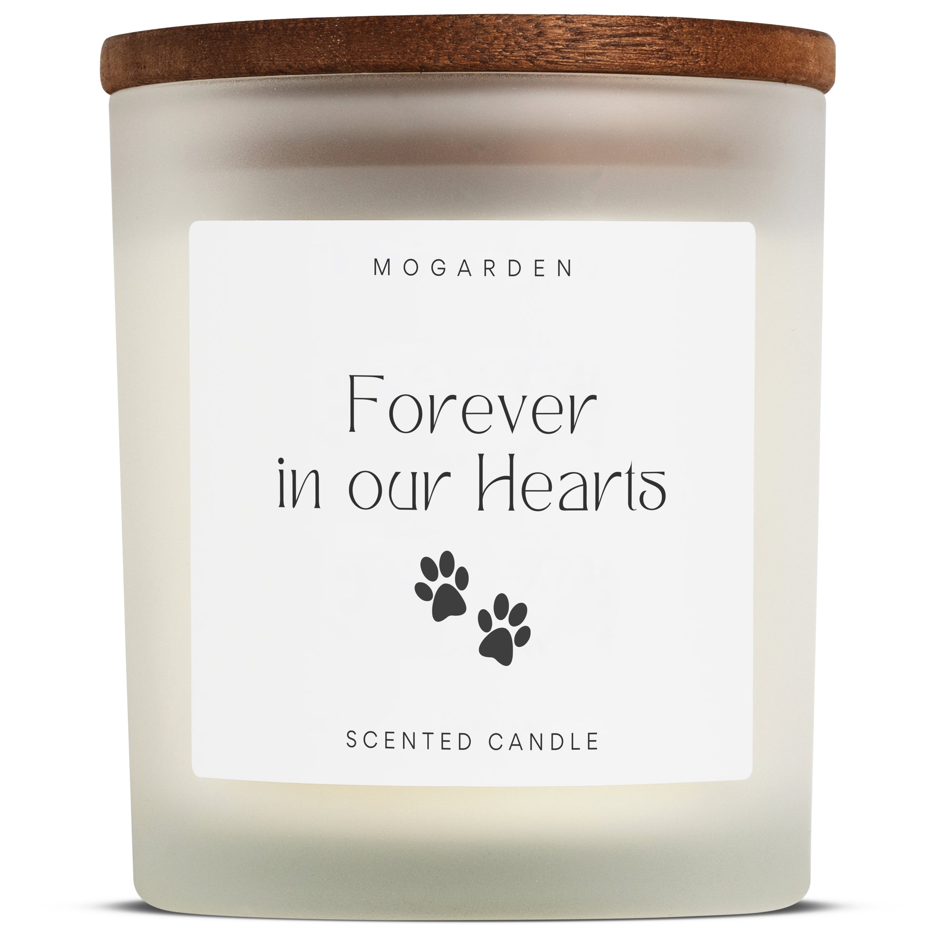 Dog Memorial Gifts Candle, Pet Memorial Gifts, Sympathy Gift, Luxury Vanilla Candle 220g - Mogarden