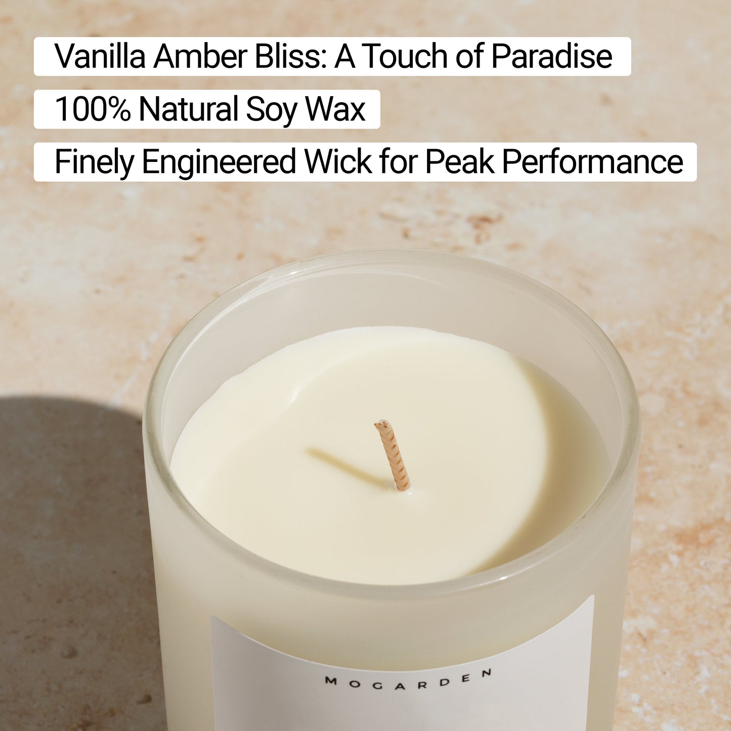 30th Birthday Candle, Luxury Scented Vanilla Soy Candle 220gr, 30th Birthday Gifts