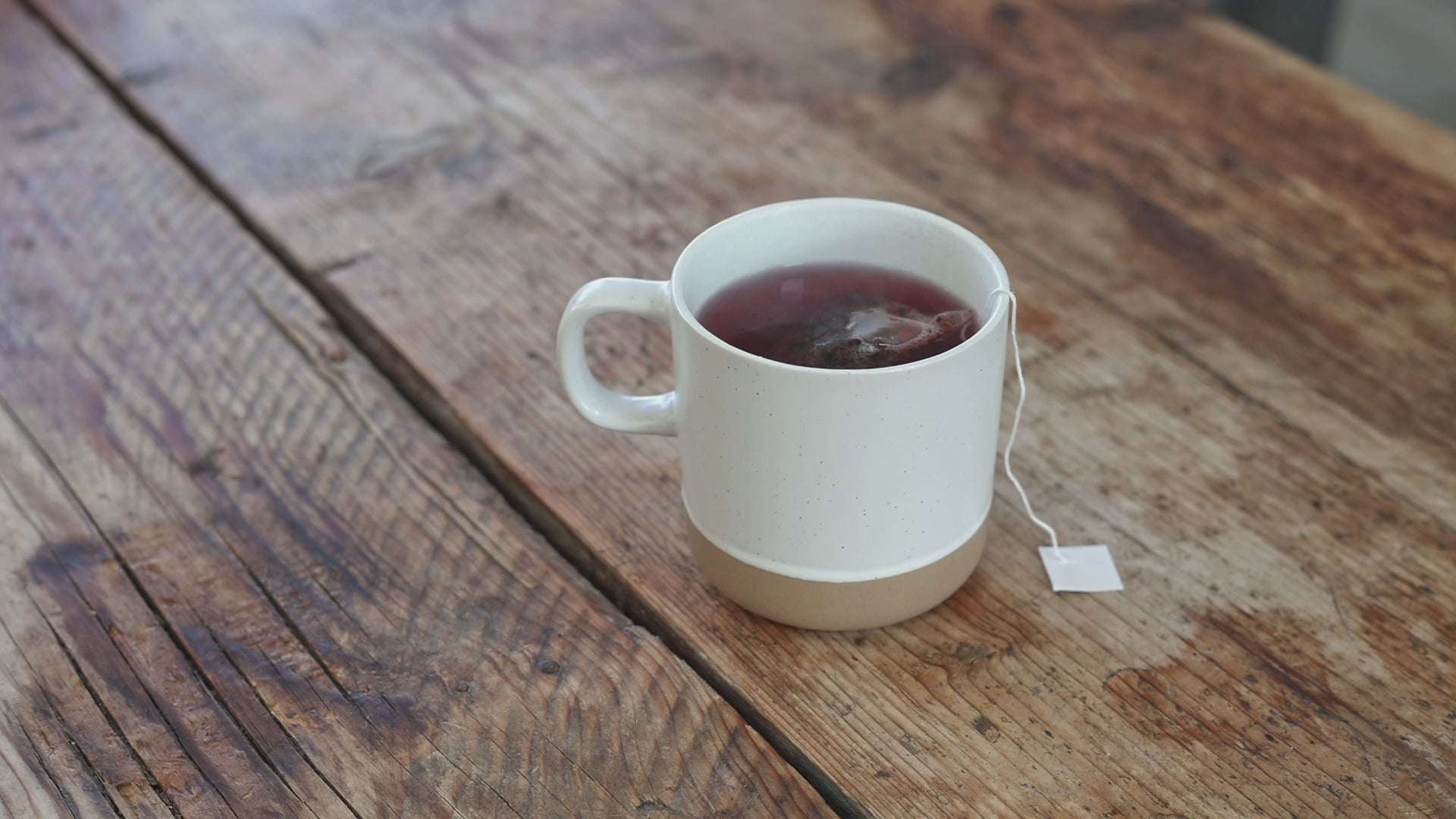 White Ceramic Coffee Mug - Speckled Stoneware Mug - 355ml Mug Pack